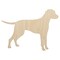 Dalmatian Dog Solid Unfinished Wood Shape Piece Cutout for DIY Craft Projects